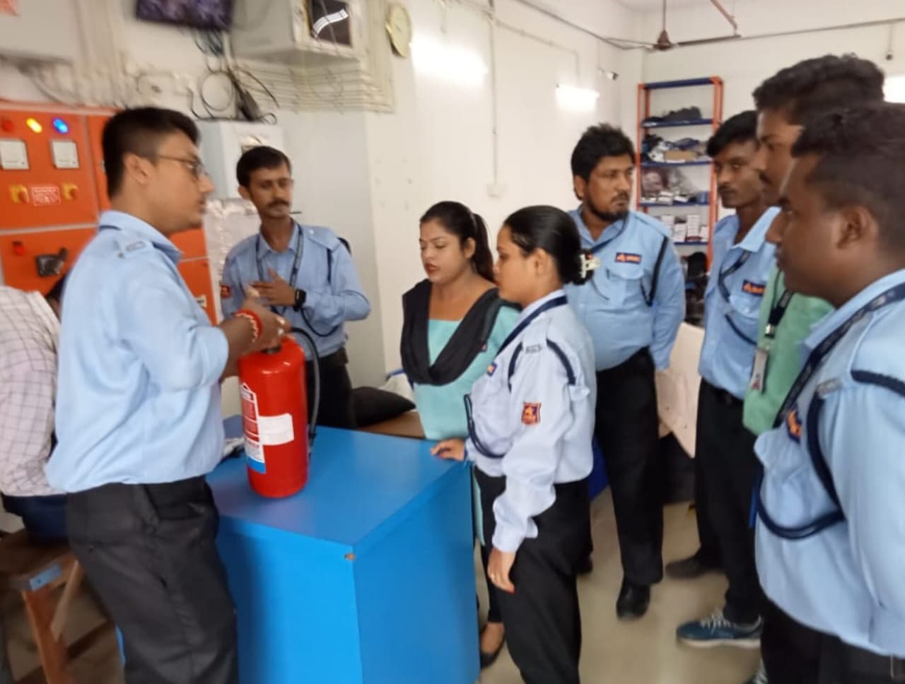 Advance Corporate Security staff during emergency response & fire safety training